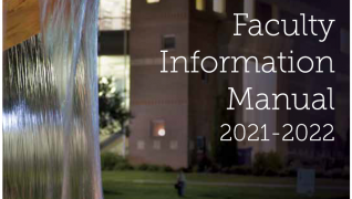 2021-22 Faculty Information Manual_Cover Image