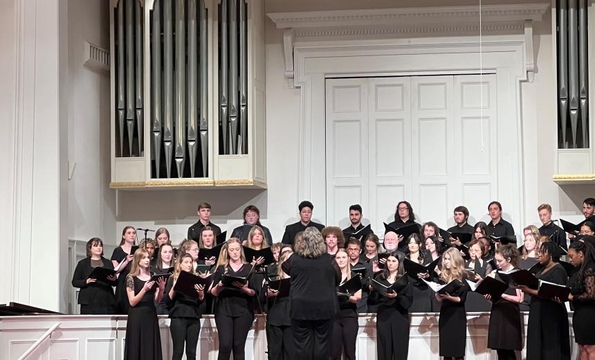 Picture of University Chorus Choral 2023 Concert
