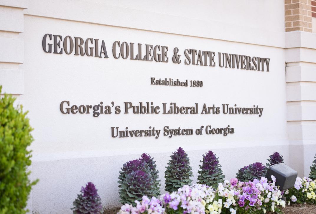 Sign of Georgia College