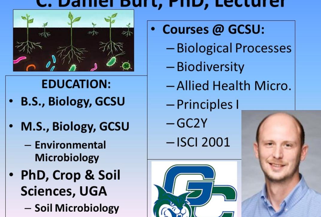 Daniel Burt Research and Teaching 