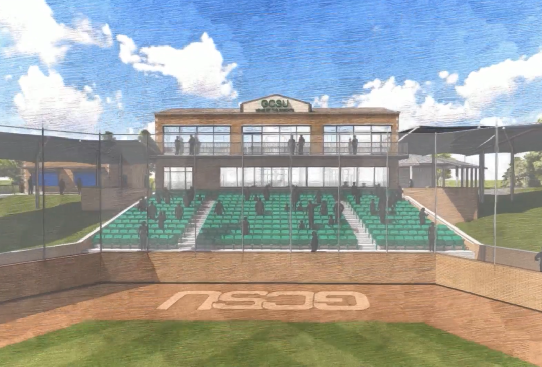 A computer aided rendering of the renovations to John Kurtz Field