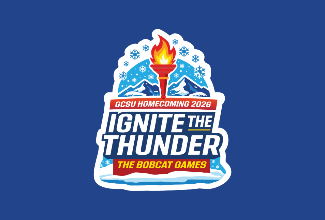 Ignite the Thunder Logo, GCSU Homecoming 2026, The Bobcat Games
