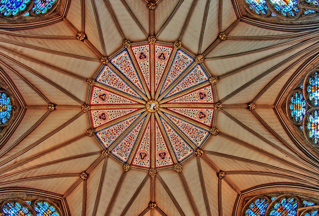 York Minster ceiling
