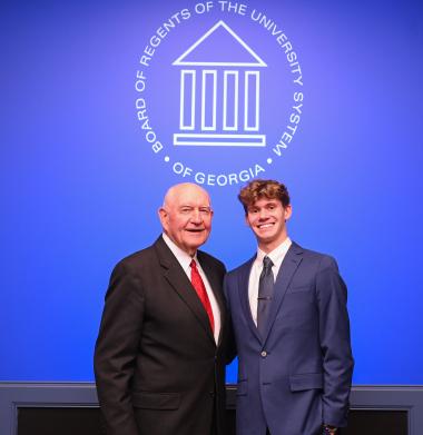 Will Means & Chancellor Sonny Perdue