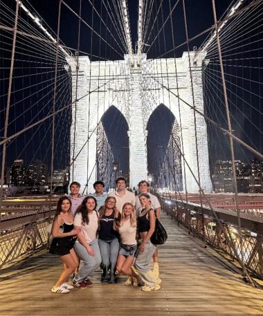College of Business and Tech students on a study abroad