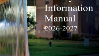 Faculty Information Manual 2026-27 cover image