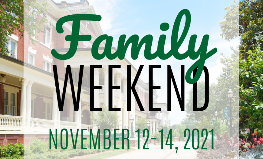 Family Weekend November 12-14 2021