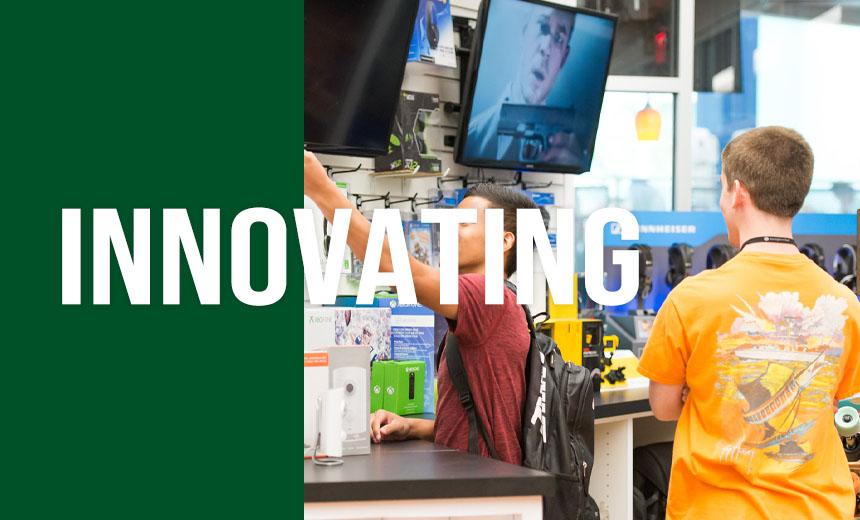 Innovation Station with "Innovating" text