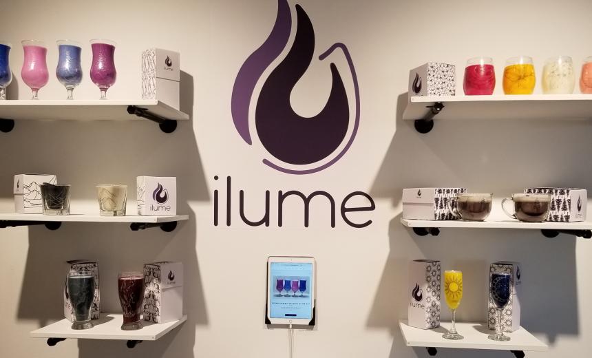 Ilume: a graphic design installation by senior student Madison Coats.