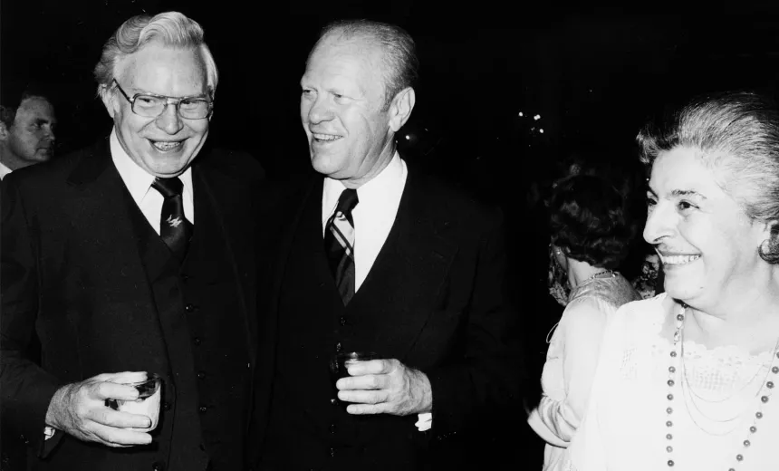 W. J. Usery, Jr. with President Gerald R. Ford