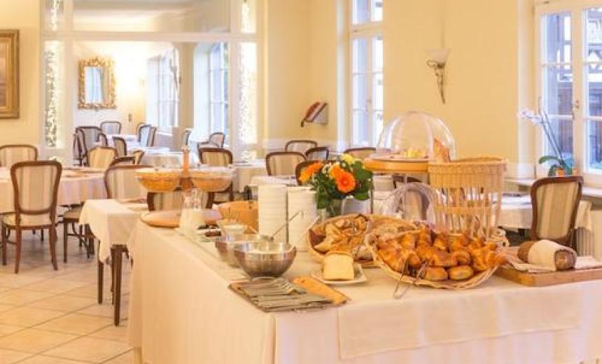 Breakfast Room at the Château de Pourtalès Breakfast