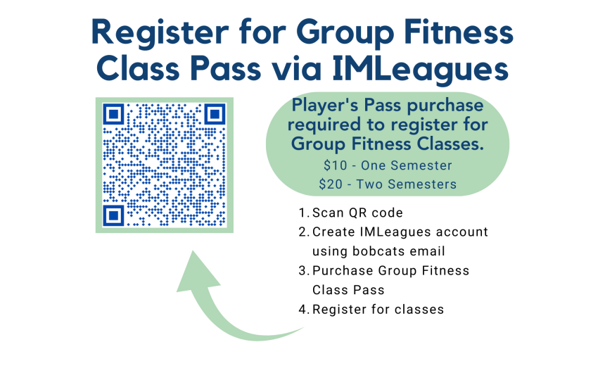 Group Fitness Class Sign up