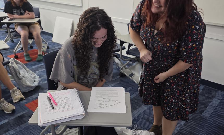 Dr. Conaway with Student