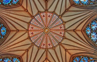 York Minster ceiling