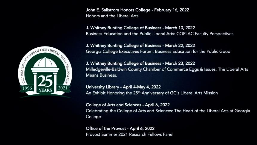 Liberal Arts Events for Spring 2022