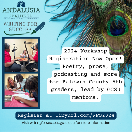 Andalusia Institute Writing for Success Grant Workshop invitation