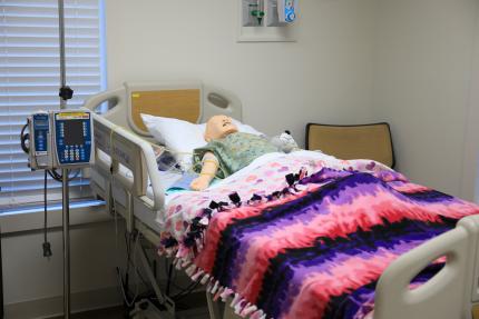 Picture of a pediatric simulator called SimJunior.