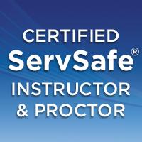 Certified Servsafe instructor & proctor