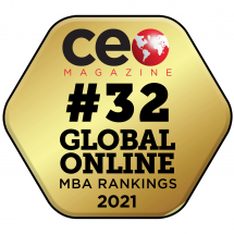 CEO Magazine Badge: #32 Global Online MBA Rankings