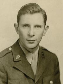 Dr. Lounsbury enlisting in the Army for WWII
