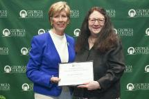 President Cox and Karen Berman Hemphill-Sallstrom 2026 Faculty Award