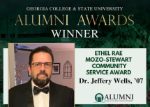 Alumni Awards Winner:  Dr. Jeffrey Wells