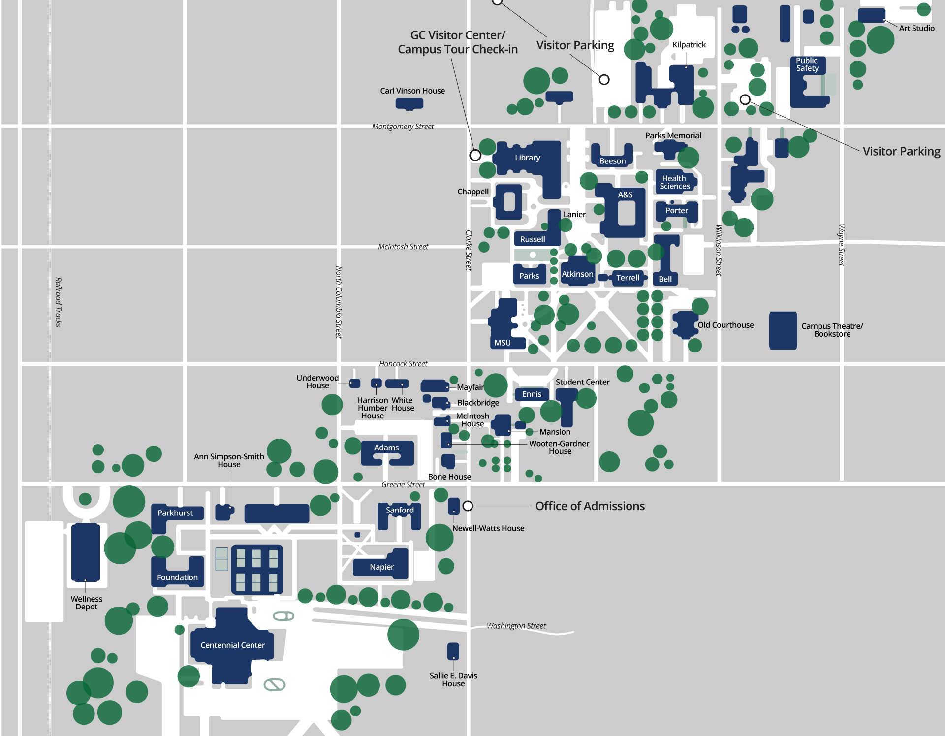 Perimeter College Clarkston Campus Map Map